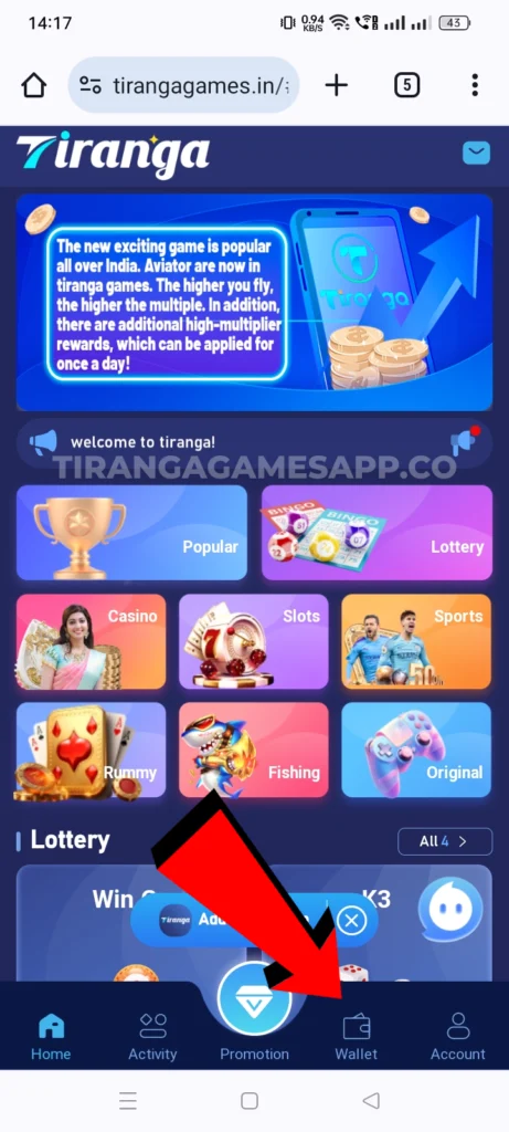 Tiranga Games Home